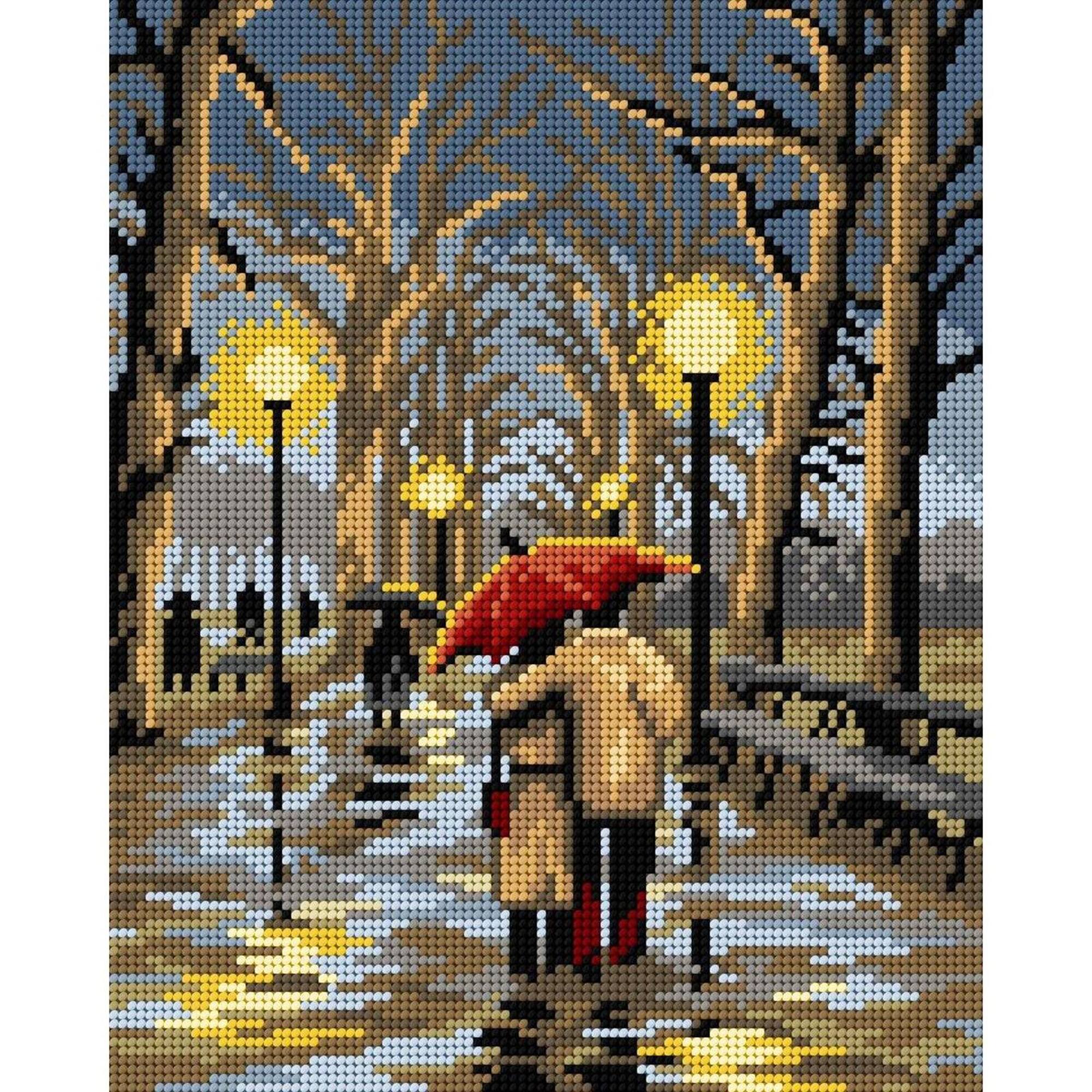 Orchidea Gobelin Gerda Wagener - A Riding Tour in the Snow Halfstitch Canvas